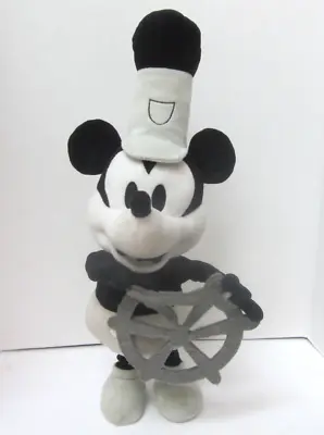 Mickey Mouse Steamboat Captain  Whistles And Moves 18  - SEE VIDEO • $26.95