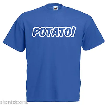 Potato Keith Lemon Inspired Adults Mens T Shirt 12 Colours  Size S - 3XL • £9.49