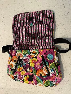 $39 • Buy Vera Bradley Messenger Bag Va Va Bloom BRAND NEW