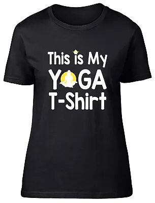 This Is My Yoga T-Shirt Fitted Womens Ladies T Shirt • £8.99