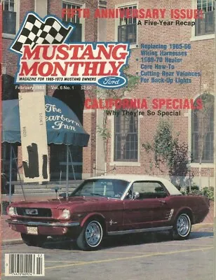 Mustang Monthly 1983 Feb - Gt/cs & Gt/sc 289 3x2* • $14.99
