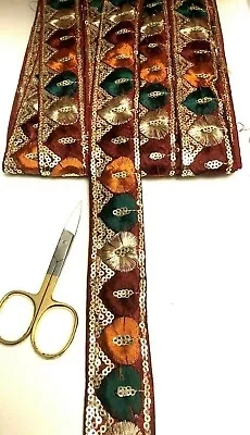 £2.99 • Buy A) 2 Yards 30 Mm  Trim Ribbon Sewing Craft Home Decorations Edging Haberdashery