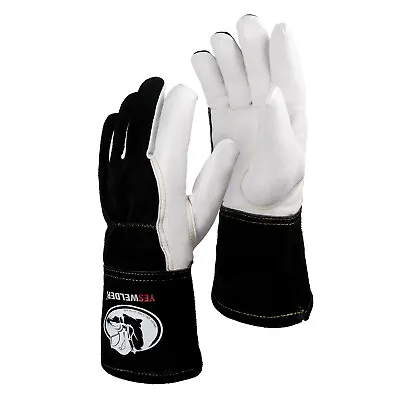 $23.99 • Buy Premium Goatskin TIG Welding Gloves,Top Grain Leather,High Dexterity,True-M-L-XL