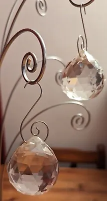 2 BIG Suncatcher Chandelier Crystal Glass Balls Prisms Xmas Decorations Hohiya  • £8.99