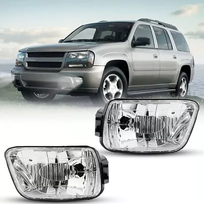 For 2002-2009 Chevy Trailblazer Fog Light Front Bumper Driving Lamps Clear Lens • $25.99