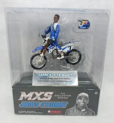 $189 • Buy MXS James Stewart Yamaha 2009 AMA Supercross Collector Series Dirt Bike Toy