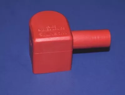 Lawn Mower Garden Tractor Battery Terminal Boot Cover Right Elbow Red Positive • £13.92