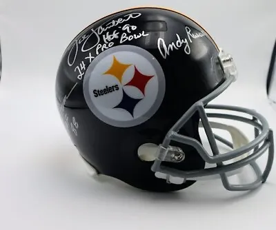 Pittsburgh Steelers Autographed Andy Russel Jack Lambert Jack Ham Steel Curtain • $775