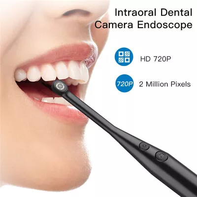 Black 2.0 Mega Pixels Wired USB/ Micro USB HD Dental Intraoral Intra Oral Camera • $23.39