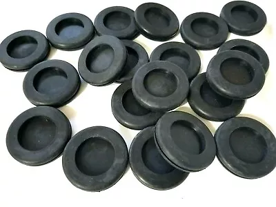 20pcs Blank Sealing Closed Rubber Grommets - Fits 1.5  (1-1/2 ) Holes • $20