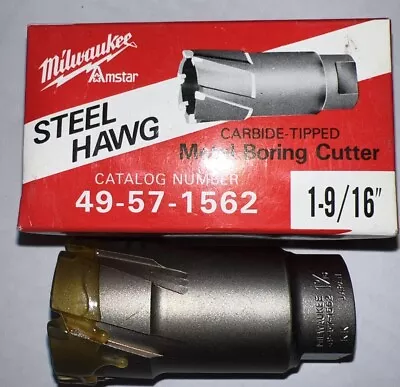 Milwaukee 49-57-1562 1-9/16 In. Threaded Steel Hawg Cutter  • $90