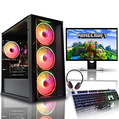 Gaming PC Bundle I7 I5 I3 Desktop Gaming Computer PC 16GB RAM RTX 3050 Windows10 • £244.99