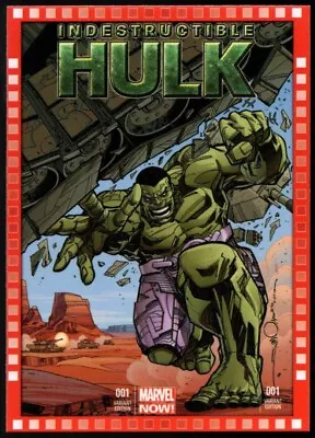 2013 UD Marvel Now!  CUTTING EDGE VARIANT COVER  #108-WS..INDESTRUCTIBLE HULK #1 • $4