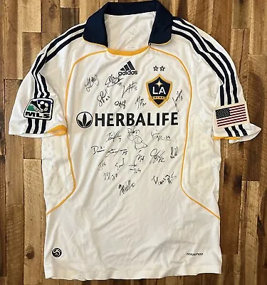 LA Galaxy MLS Team Signed Adidas Soccer Jersey • $199.99