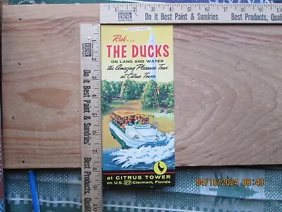 Citrus Tower Ride The Ducks Clermont FL Brochure • $12.99