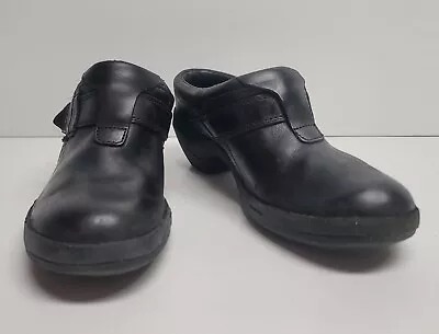 Merrell Shoes Womens 7.5 Luxe Plunge Comfort Mule Clogs J48514 Black Leather • $19.99