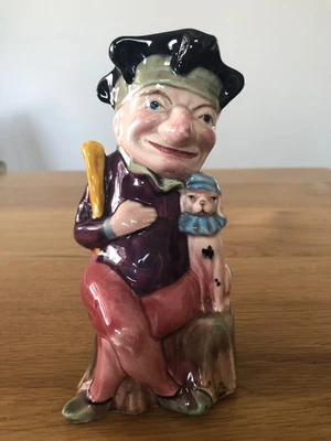 £14 • Buy Vintage Melba Ware Toby Jug “ Mr Punch And His Dog”