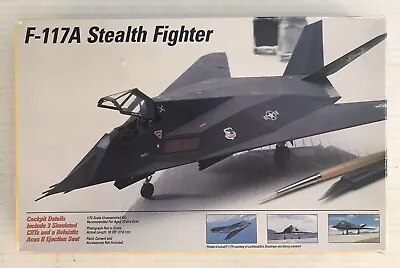 Testors Italeri 1/72 F-117A Stealth Fighter Plastic Model Kit 654 NIOB 1990 • $26.95