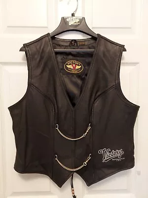 Victory Motorcycle Polaris Womens Leather Chain Vest X- Large  • $30