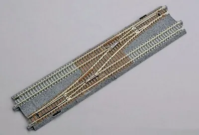 N Scale Kato 20-230 - Double Track Single Crossover (Left) • $60