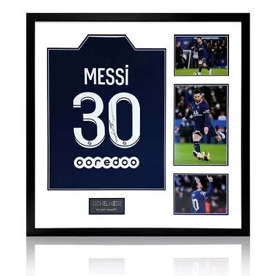 Lionel Messi Signed Shirt Framed • £695