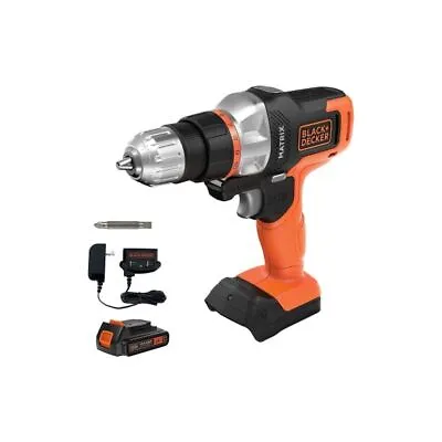 BLACK+DECKER 20V MAX* Matrix Cordless Drill/Driver - BDCDMT120C • $59.99