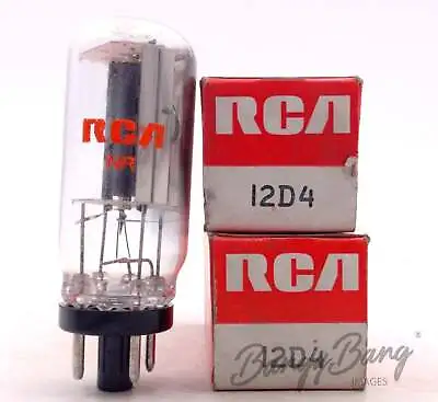 2 RCA 12D4 Damper Flyback Diode TV Audio Vacuum Tube Valve- Bangybang.tube • $96