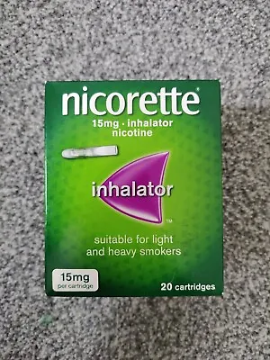 £13.90 • Buy Nicorette Inhalator 15 Mg 20 Cartridges