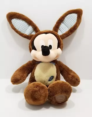 Disney Store Mickey Mouse Brown Easter Bunny Plush Toy Stuffed Animal 16.5  • $19.99