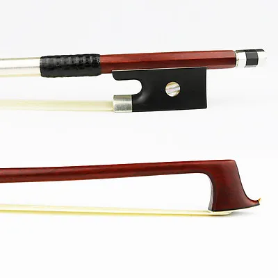  4/4 Full SizeGenuine Pernambuco Violin Bow Model MasterSterling Silver Thread • $99.99