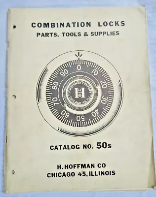Vintage 1957 H. Hoffman Co. SAFE Catalog #50s: Combination Locks + Chicago IL • $14.99