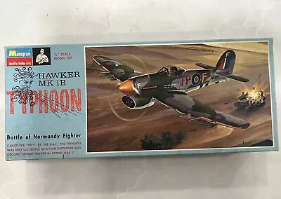 VINTAGE Hawker Mk.1B Typhoon Monogram 1/48 Complete - FREE SHIPPING • $15.50