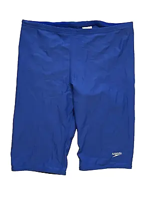 Speedo Blue Swim Jammers Shorts Powerflex Eco Men's Size 34 • $4.99