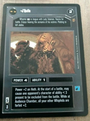 £0.99 • Buy Decipher Star Wars CCG - Jabba's Palace - J'Quille
