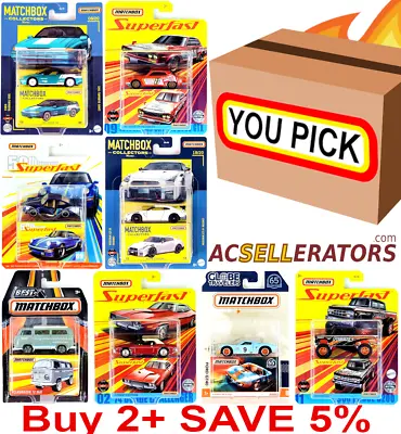 🎁 Matchbox 🎁 Collector & Superfast YOU PICK 🚗🚙🚓 🚚 - NEW UPDATED 12/4 ✅ • $9.42