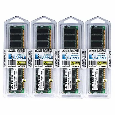 2GB KIT 4X 512MB Apple IMac G5 Power Mac G5 Macintosh PC3200 400 Mhz Memory Ram • $96.76