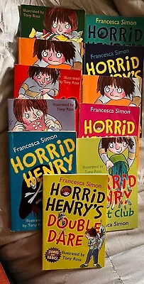 Set Of 11 Horrid Henry Books • £15