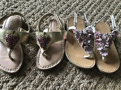 Lot Of Miss Trish Of Capri For Target Girls Sandals - Size 8 And Cynthia Rowley • $10.99