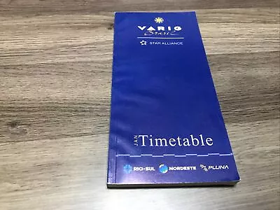 Varig Airlines Flight Schedule Jan 1998 • $5