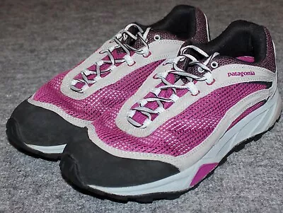 PATAGONIA WOMEN'S NINE TRAILS RUNNING SHOE Hiking Trail Violet Sz 9.5 40.5 Shoes • $25.19