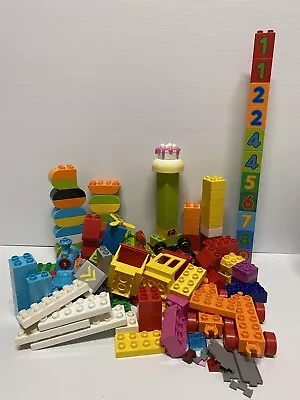 Lego Duplo Train Starter Lot And More Thomas Cabin Numbers Cart Kids Toy • $39.95