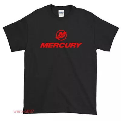 HOT ! New Mercury Fishing Famous Logo Men's T-shirt USA Size S-5XL Fast Shipping • $20