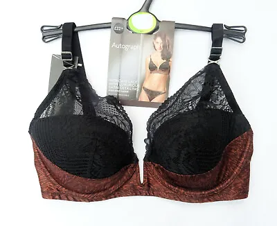 M & S Autograph High Apex Plunge Bra Intricate Lace & Satin  Marks Spencer • £7.99