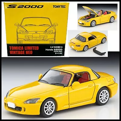 Tomica Limited Vintage NEO LV-N280b Honda S2000 2006 Yellow 1/64 TOMYTEC TOMY • $26.99