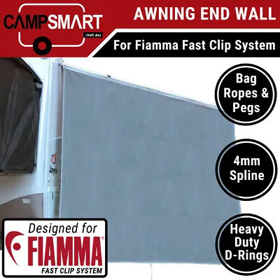 Caravan End Wall Privacy Screen Side For Fiamma Fast Clip System On F45 S Awning • $119