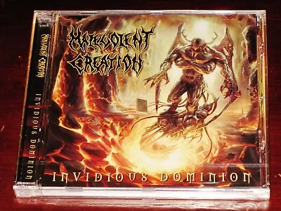 Malevolent Creation: Invidious Dominion CD 2022 Reissue Back On Black UK JC NEW • $17.95