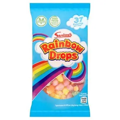 Rainbow Drops 10g X 25 Bags Puffed Maize Rice Retro Sweets Party Bags Swizzels • £9.74