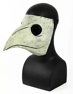 Men's Peste Di Venezia PLAGUE DOCTOR Death Bird Latex Costume Mask Renaissance • $20.66