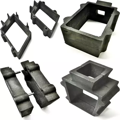 Sand Casting Frame Cast Iron Mold 2-Part Flask For Jewelry Metal Casting Tool • $34.10