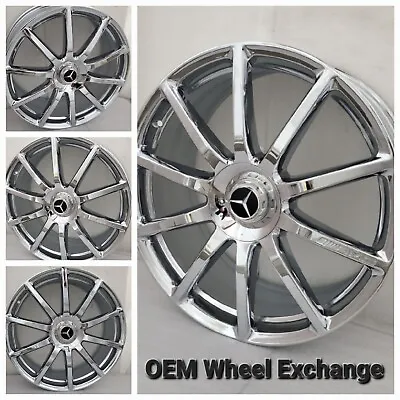 OEM 20  Mercedes S65 S63 AMG Chrome Wheels Rims S550 Maybach CL63 $3485-obo • $3485